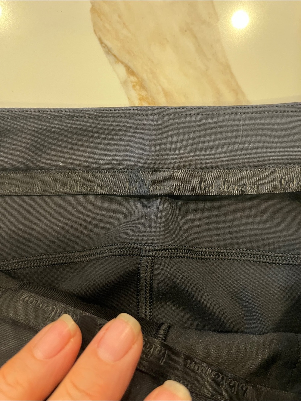 Lululemon On The Move Straight Leg Trouser style Pants in Black - Picture 13 of 15